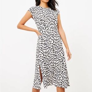 *DONATING TMRW* LOFT leopard print dress